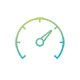 Icon of speedometer