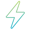 Icon of lightning bolt